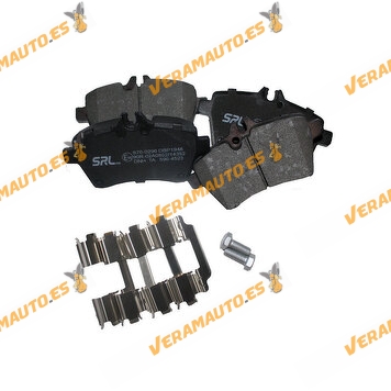 Brake Pads SRLine | Mercedes (W169|W245) | Front axle | Prepared for Wear Indicator | OEM A1694200220