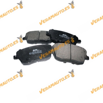 Pastillas Freno SRLine | SEAT Skoda Volkswagen | Eje Delantero | No preparado para Indicador de Desgaste | OEM 6Q0698151A