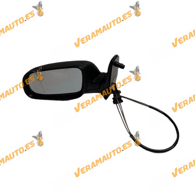 Rearview Mirror Volkswagen Sharan from 2000 to 2004 | Left | Mechanical Adjustment | Black | OEM 7M0857527