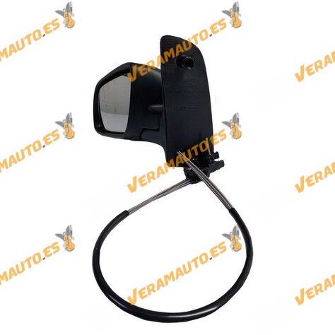 Rearview Mirror Volkswagen Sharan from 2000 to 2004 | Left | Mechanical Adjustment | Black | OEM 7M0857527