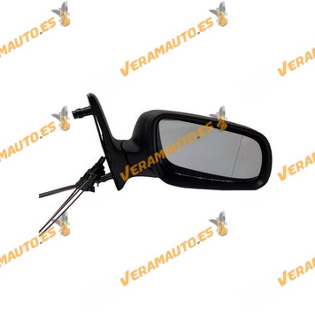 Espejo Retrovisor Volkswagen Sharan de 2000 a 2004 | Derecho | Ajuste Mecanico | Negro | OEM 7M0857528