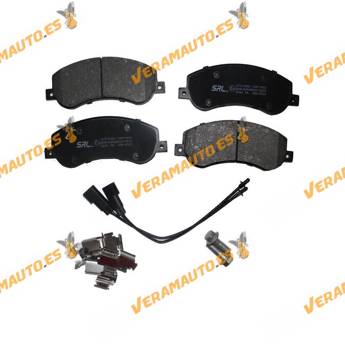 Ford Transit Brake Pads | Front Axle | With Wear Indicator | BOSCH Brake System | OE 1371403