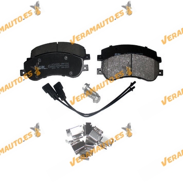 Ford Transit Brake Pads | Front Axle | With Wear Indicator | BOSCH Brake System | OE 1371403