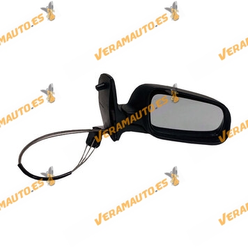 Rearview Mirror Volkswagen Sharan from 1998 to 2000 | Right | Mechanical Adjustment | Primed | OEM 4A0857508