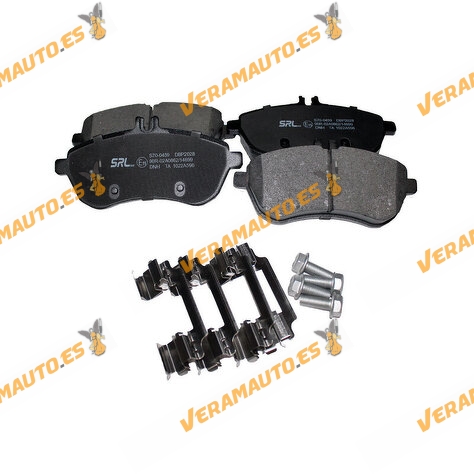 Brake Pads Mercedes C W204 C204 S204 E W212 A207 C207 S212 SLC SLK R172 | Prepared Wear Indicator | OE A0054201220