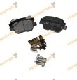 Brake Pads Fiat 500 Albea Doblo Idea Panda Siena | Ford Ka | Front Axle | With Wear Indicator | OE 1731171