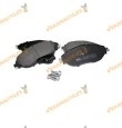 Brake Pads SRLine | Audi  | SEAT | Skoda | Volkswagen Front Axle | Including Wear Indicator Contact | OEM 7N0698151C