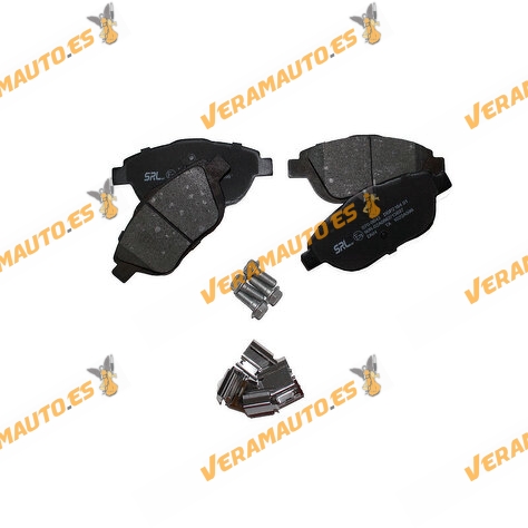 Brake Pads SRLine Citroen | Opel | Peugeot | Front Axle | Not prepared for Wear Indicator | OEM 1611837880