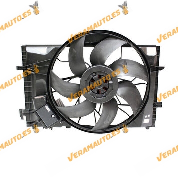 Electroventilador Mercedes Clase C W203 CL203 | CLK C209 | Enchufe de 4 Pines | OEM 2035000093