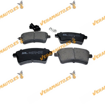 Brake Pads SRLine Renault Kangoo | With Wear Warning Contact | TRW Brake System | Front Axle | OE 7701209864