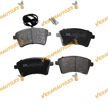 Brake Pads SRLine Renault Kangoo | With Wear Warning Contact | TRW Brake System | Front Axle | OE 7701209864