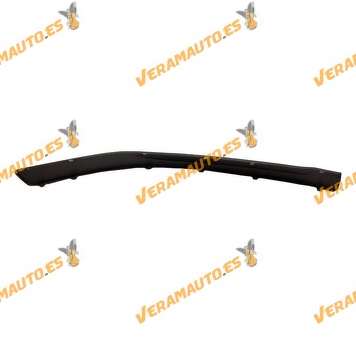 Moldura Paragolpes Skoda Octavia de 2004 a 2013 | Delantera Izquierda | Negro Texturizado | OEM Similar a 1Z0807717B41