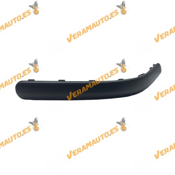 Moldura Paragolpes Volkswagen Golf IV de 1997 a 2006 | Trasera Izquierda | Negro Texturizado | OEM 1J6807721B41