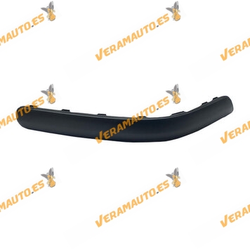 Moldura Paragolpes Volkswagen Golf IV de 1997 a 2006 | Trasera Izquierda | Negro Texturizado | OEM 1J6807721B41