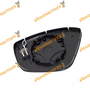 Cristal de Espejo Retrovisor | Peugeot 308 de 2013 a 2021 | Derecho Cristal Cromado Covexo Calefactado OEM 1610707780