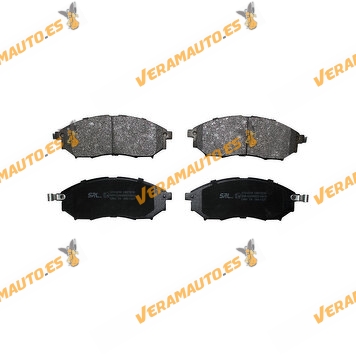 SRLine Brake Pads | Nissan Qashqai | Renault Koleos | Front Axle | With Acoustic Wear Indicator | OEM AY040NS176