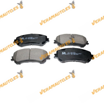 Pastillas Freno SRLine Renault Espace V | Megane IV | Scenic IV | Eje Delantero | Preparado Indicador Desgaste | OEM 410606124R