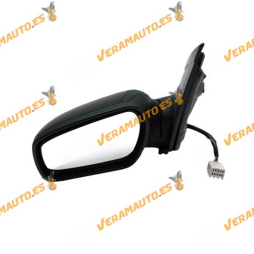 Rearview Mirror Ford Focus from 2004 to 2008 | Left Electric | Primed | With Flashing | OEM 1404898