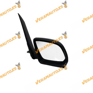 Right Mirror Mercedes Vito | V-Class W447 | Manual | Chrome Glass | Aspherical | Black Housing | OEM A4478110300