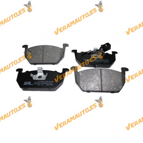 Brake Pads Audi A1 | SEAT Arona | Ibiza | Leon | Skoda Octavia | Volkswagen Golf | Polo | Front Axle | OE 2Q0698151C