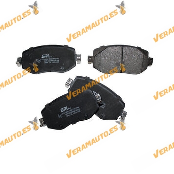 rake Pads SRLine Renault Megane IV | Front Axle | Prepared for Wear Indicator | OEM 410603407R