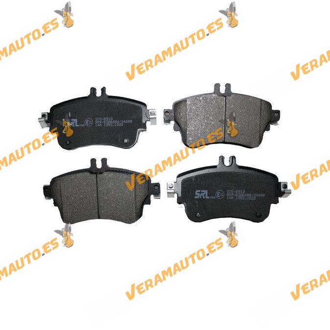 SRLine Brake Pads Mercedes A-Class | B-Class | CLA | Front Axle | Prepared for OEM Wear Indicator A0064204820