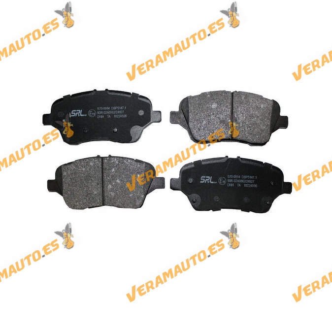 Brake Pads SRLine Ford B-Max Fiesta Transit Courier | Front Axle | Not Prepared For Wear Indicator | OEM 1751951