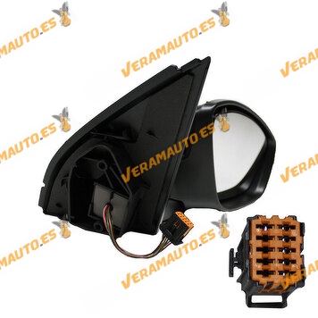 Espejo Retrovisor | Peugeot 308 de 2013 a 2021 | Derecho Eléctrico 8 Pines Imprimado Térmico con Intermitente OEM 1607512280