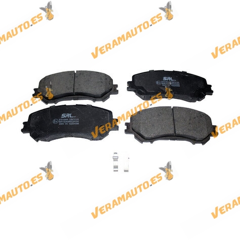 Brake Pads SRLine Nissan Qashqai | Renault Kadjar | Front Axle | With Acoustic Wear Indicator | OEM 410604EA0A