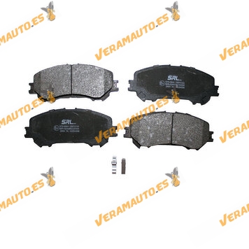 Pastillas de Freno SRLine Nissan Qashqai | Renault Kadjar | Eje Delantero | Con Indicador Acústico Desgaste | OEM 410604EA0A