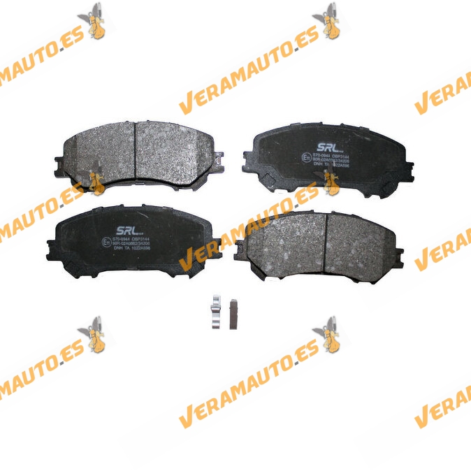 Brake Pads SRLine Nissan Qashqai | Renault Kadjar | Front Axle | With Acoustic Wear Indicator | OEM 410604EA0A