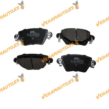 Brake Pads Ford Mondeo III | Jaguar X-TYPE | Renault Kangoo | Rear | With Acoustic Wear Indicator | OE 8671016712