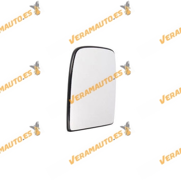 Left mirror glass | Citroen Jumpy | Fiat scudo | Peugeot Expert from 2007 to 2016 | Upper Chromed Thermal 8151KW