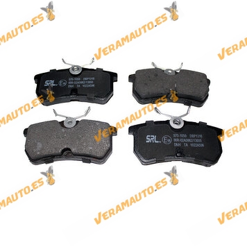 Brake Pads SRLine Ford Fiesta (V | VI) | Focus I | Rear Axle | Not Prepared for Wear Indicator | OE 1075565