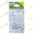 Steel Nut with 4 Nuts and Threads | Size M10 / M8 | Zinc Plated Steel | 4 pcs.