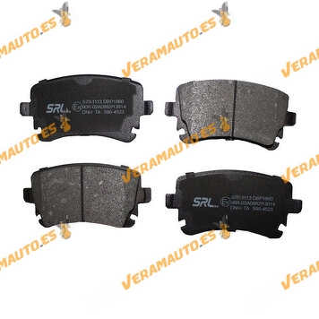 Brake Pads SRLine Transporter T5 | T6 | Multivan | Caravelle | Rear Axle | With Wear Indicator | OEM 915281