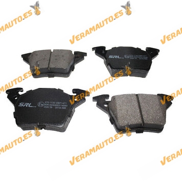 Pastillas de Freno SRLine Mercedes Vito (W638)  | Eje Trasero | Preparado para el Indicador de Desgaste | OEM A003 420 0220