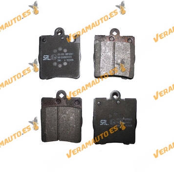 Brake Pads SRLine Mercedes W203 W210 | Opel Astra H | Rear Axle | Prepared for Wear Indicator | OEM A0034205220