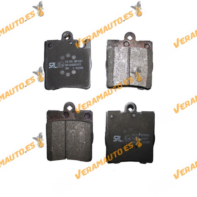 Pastillas de Freno SRLine Mercedes W203 | Opel Astra H | Eje Trasero | Preparado para el Indicador de Desgaste | OEM A0034205220