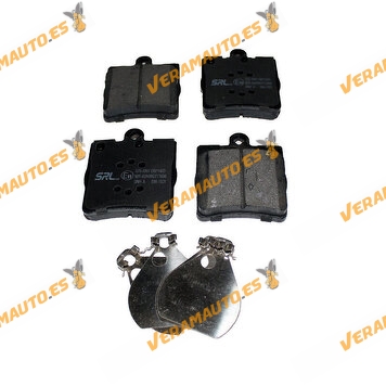 Brake Pads Mercedes C W202 W203 CL203 CLK | E W210 | SLK | Rear | Prepared Wear Indicator | OE A0024207120