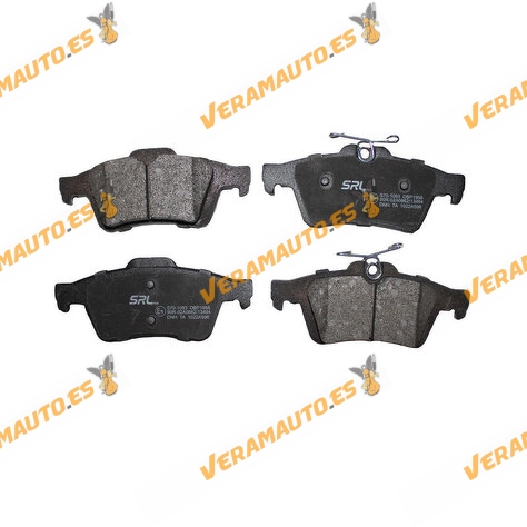 Brake Pads Citroen | Ford | Mazda | Opel | Renault | Volvo | Rear | Not Prepared Wear Indicator | OE 1233679