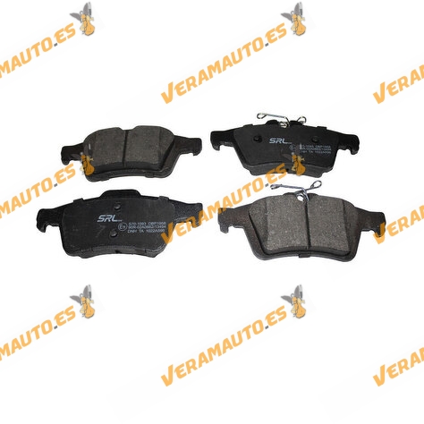 Brake Pads Citroen | Ford | Mazda | Opel | Renault | Volvo | Rear | Not Prepared Wear Indicator | OE 1233679