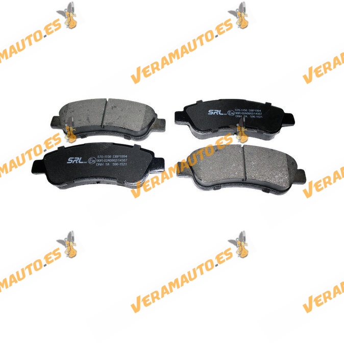 Brake Pads Citroen Jumper | Fiat Ducato | Peugeot Boxer | Rear Axle | Unprepared Wear Indicator | OE 1611457480