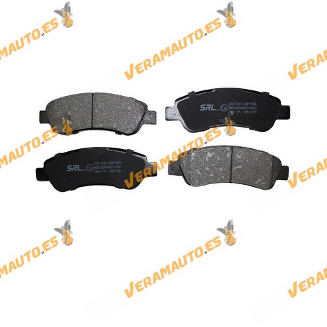 Brake Pads Citroen Jumper | Fiat Ducato | Peugeot Boxer | Rear Axle | Unprepared Wear Indicator | OE 1611457480