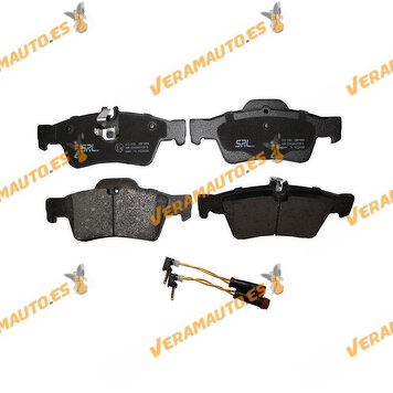 Brake Pads SRLine Mercedes CLS | E-Class | S-Class | Rear Axle | Prepared for OEM Wear Indicator | 603781 | A004420442067 |