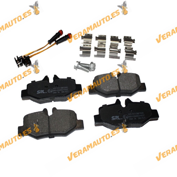 Brake Pads SRLine | Mercedes Viano (W639) Vito (W447|W639) | Front Axle | With Wear Indicator | OEM A0004216110