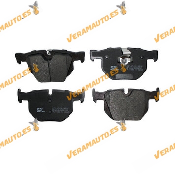 Brake Pads SRLine BMW 5 Series E60 | E61 | 6 Series E63 | E64 | E64 | Rear Axle | Prepared for Wear Indicator | OE 2339279