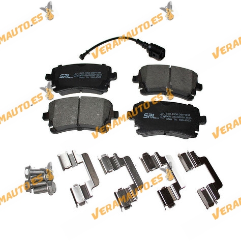 Brake Pads SRLine Transporter T5 | T6 | Multivan | Caravelle | Rear Axle | With Wear Indicator | OEM 915281