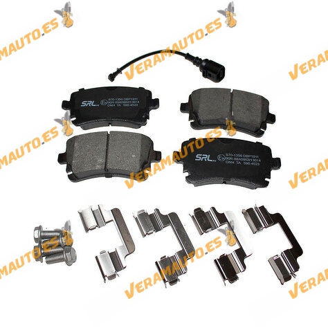 Pastillas Freno Audi A4 | A6 | A8 | Volkswagen Transporter | Traseras | Con Indicador de Desgaste | OEM 4B3698451A
