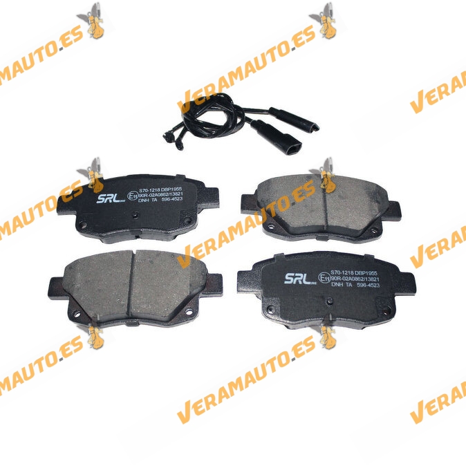 Ford Transit Brake Pads from 2006 to 2014 | Rear Axle | Including Wear Indicator Contact | BOSCH System | OE 1371454